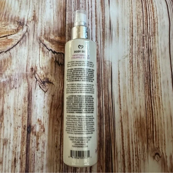 PR Sweet Fantasie Sweet Vanilla & Pineapple Sorbet Body Dew Hydrating Body Oil - Picture 5 of 8